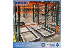 China Maximise Space Push Back Pallet Rack For Easy Visual Inventory supplier