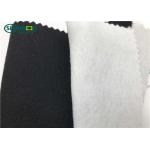 Black Polyester Needle Punch Nonwoven Felt For Breast Canvas 100cm / 150cm Width for sale