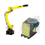 Fanuc M-10iD/8L As 6 Axis Robots Arm For Sale Of Industrial Robot With Welding Positioner for sale