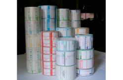 China Digital Sequential Promotion Labels / Customized Printed Paper Sticker In Roll supplier