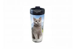 China PET Plastic 3D Lenticular Cups with Offset Printing For Promotion supplier