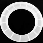 White Customized Fused Quartz Ring With Density 6.91g/cm3