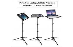 China 150cm Retractable Laptop / Projector Floor Tripod Stand With Phone Holder supplier
