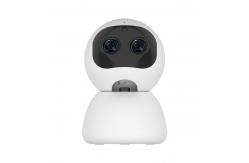 China Dual Lens Smart WIFI Voice Alarm Home Security Camera Humanoid Tracking supplier