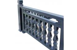 China Eco Friendly Powdercoated Cast Wrought Iron Guardrail Garden Fences Rod Outdoor supplier