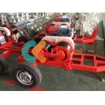 5T Heavy Strength Double Drum Diesel Cable Capstan Winch Trailer