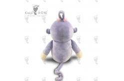 China Whimsical Cartoon Stuffed Animals 56 X 37cm Purple Plush Monkey Toy supplier