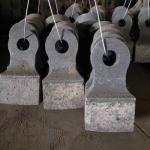 ZG120Mn13Cr2 Castings And Forgings Hammer Crusher Parts High Chrome Hammer Head for sale