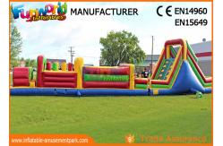 China Interesting Inflatables Obstacle Course For Amusement Park / Fun City supplier