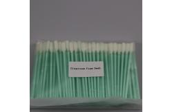 China High Absorbent 113mm Long Handle Hard Disk cleaning foam cushions Sponge Swabs supplier