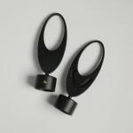 Durable Adjustable Living Room Iron Curtain Rod Finials for sale