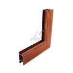 Customized Extruded Alloy Aluminum Door And Window Frames - Buy Wood grain Aluminum Door And Window Frames for sale
