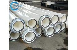 China Flanged Dredging HDPE Pipe With Stub End River Dredging Fine Sand 500mm supplier