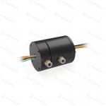 Compact 2 Passage Rotary Union Joint 6 Circuits 2A Reliable Sealing