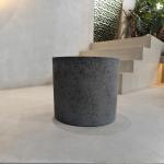Round Recycled Plastic Planters Lightweight for Planting Seedling