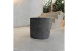 China Round Recycled Plastic Planters Lightweight for Planting Seedling supplier