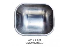 China Non Rusting Feeder Stainless Steel Drinking Trough 1.2mm Thickness supplier