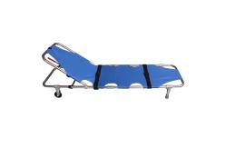 China Backrest Adjustable stretcher collapsible Supporting Feet And Wheels supplier