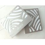 Triangle Empty Eyeshadow Palette 3 Pans CMYK Printing With Mirror for sale