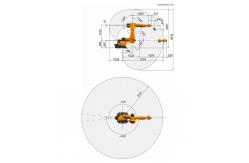 China High load capacity 180kg 3.1m working radius  Kuka industrial robots supplier