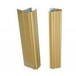 10 um Anodized 6063-t5 Extruded Aluminum Profiles For Sliding Doors Light / Dark Titanium for sale