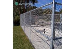 China 8 Ft Industry Chain Link Security Wire Fence Galvanized For Garden Yard supplier
