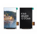 300cd/M2 480x800 3.97 Inch RGB Interface IPS TFT LCD Display