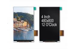 China 300cd/M2 480x800 3.97 Inch RGB Interface IPS TFT LCD Display supplier