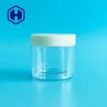 180ml 6oz Clear Plastic Cosmetic Jars Skincare Cream Facial Mask Gel Scrub Storage for sale