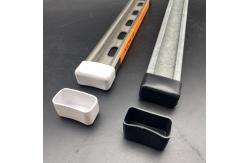 China Square Shape Plastic Rubber Unistrut End Cap supplier
