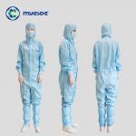 Antistatic Smock Reusable ESD cleanroom coverall antistatic uniform with hood esd lab Coats Clean Room Garments for sale