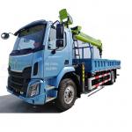 Hot 4x2 12Tons Crane Truck Mounted 220 HP Towing Crane Mounted Truck With 18M Lifting High for sale