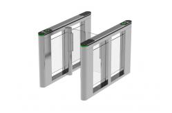 China AC100V Pedestrian Barrier Gate LED Indicator 10mm Thickness Swing supplier