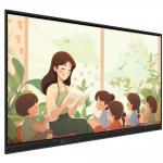 All In One Interactive Whiteboard 65 75 86 Inch Media Player Multi Touch IR Points Smart TV Board For Training Office for sale