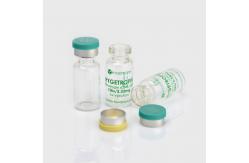 China 3ml Penicillin Clear Glass Vial With Rubber Stopper supplier