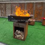 Customization Outdoor Cooking Steel  Bbq Grill Corten Steel Fire Bowl 1000mm for sale
