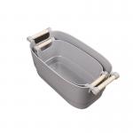 40x21.5cm Plastic Storage Bins With Handles Sundries Organizer