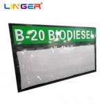 UV Acrylic Board LED Gas Price Sign Green Color 12'' 300mm for sale