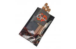 China Custom Printing Cigar Humidor Bags with Moisturizing System and Ziplock Closure supplier