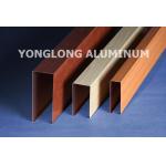 Multifunctional Curtain Wall Aluminium Profiles For Decoration Rectangle Shape
