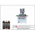 Semi Automatic Aerosol Spray Paint Filling Machine For Air Freshener / Refrigerant for sale