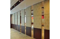 China Customized Office Aluminum Soundproof Removable Wood Folding Partition Wall Board supplier
