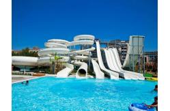 China 7m Width Private Pool Water Slides Children Amusement Park Games Amuse Ride supplier