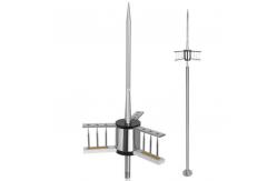 China HAMMOND SS304 Lightning Rod System For House , Active Lightning Rod supplier