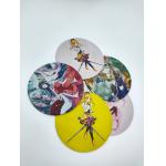 Fashion Custom Shaped Rubber Keychains PVC Material Anime Themed for sale