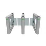 Biometric Wing Swing Arm Turnstile Hitech Core Access Control 1.5mm Frame for sale