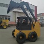 Multi Functional Small Skid Steer Loader Compact Mini Wheel Loader