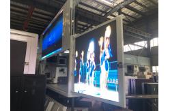 China Customized 3 Sides P6 High Brightness LED Display Box Mounted On Truck supplier