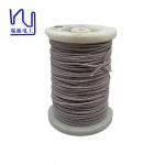 38 Awg Litz Copper Wire 0.1mm / 600 Silk Covered Nylon Wrapped Stranded for sale