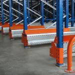 High Density Warehouse Racking System , Steel Industrial Pallet Racking System